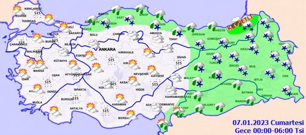 Yeni haftada kar geliyor İşte kar yağışı beklenen 41 il. 3