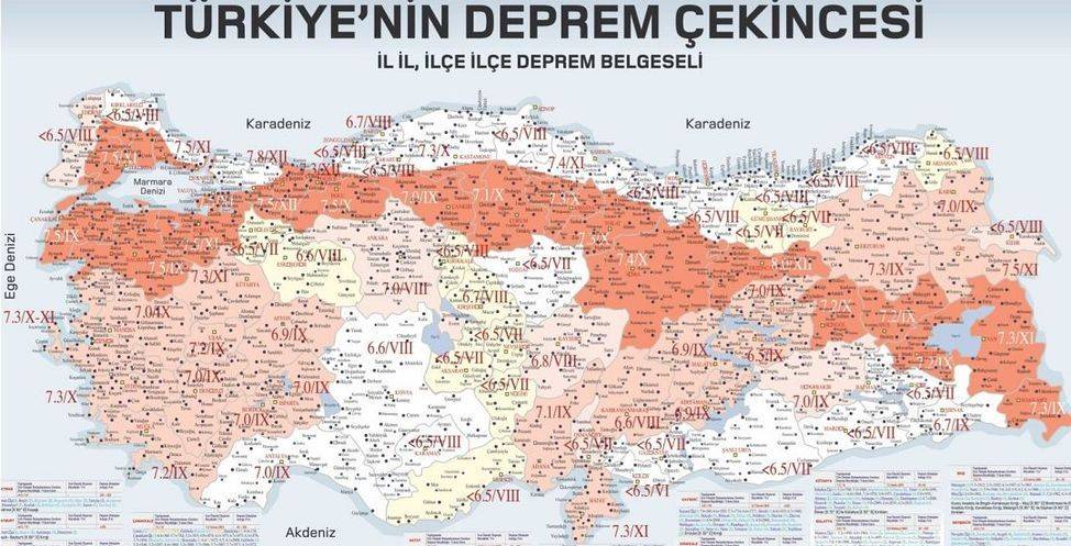 Bu ilçelerde oturanlar dikkat! İşte büyük deprem üretebilecek fay hatları.. Naci Görür bu iller için uyardı.. 12