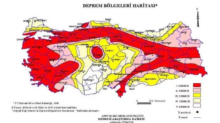 Türkiye'de 5.5 şiddeti üzerinde deprem oluşturabilecek ve en güvenli yerler hangileri? 11