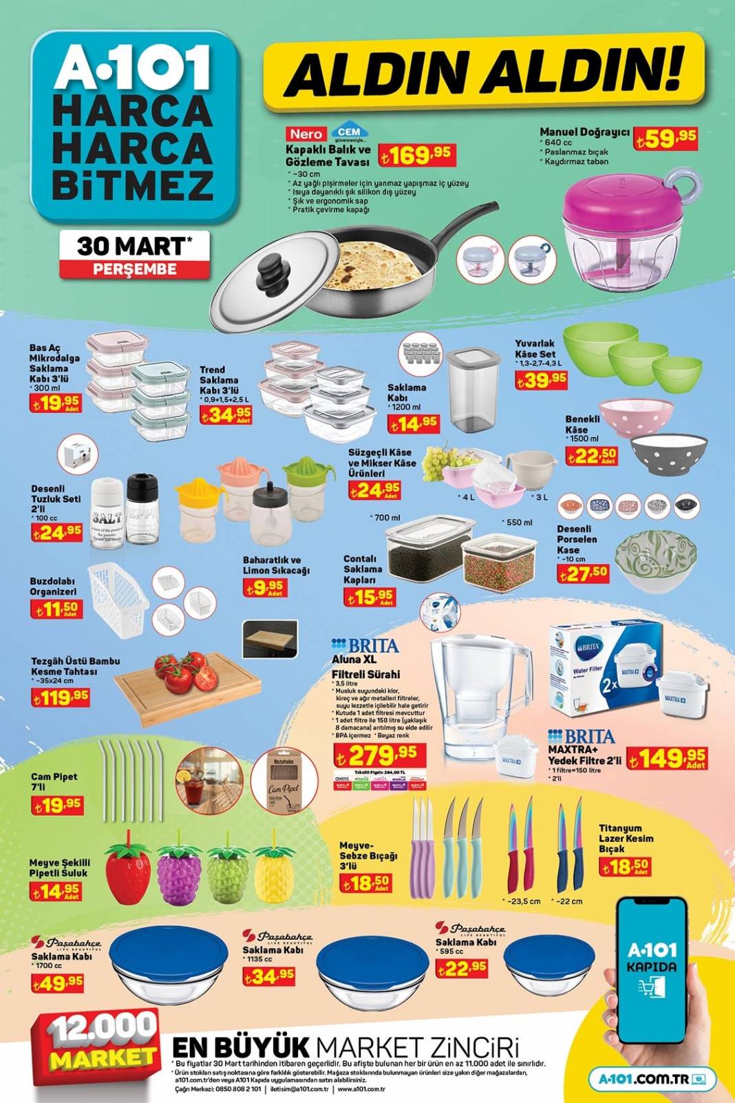 30 Mart A101 kataloğu 2023: Elektirikli otomobil, Buzdolabı, Çamaşır makinası.. 5